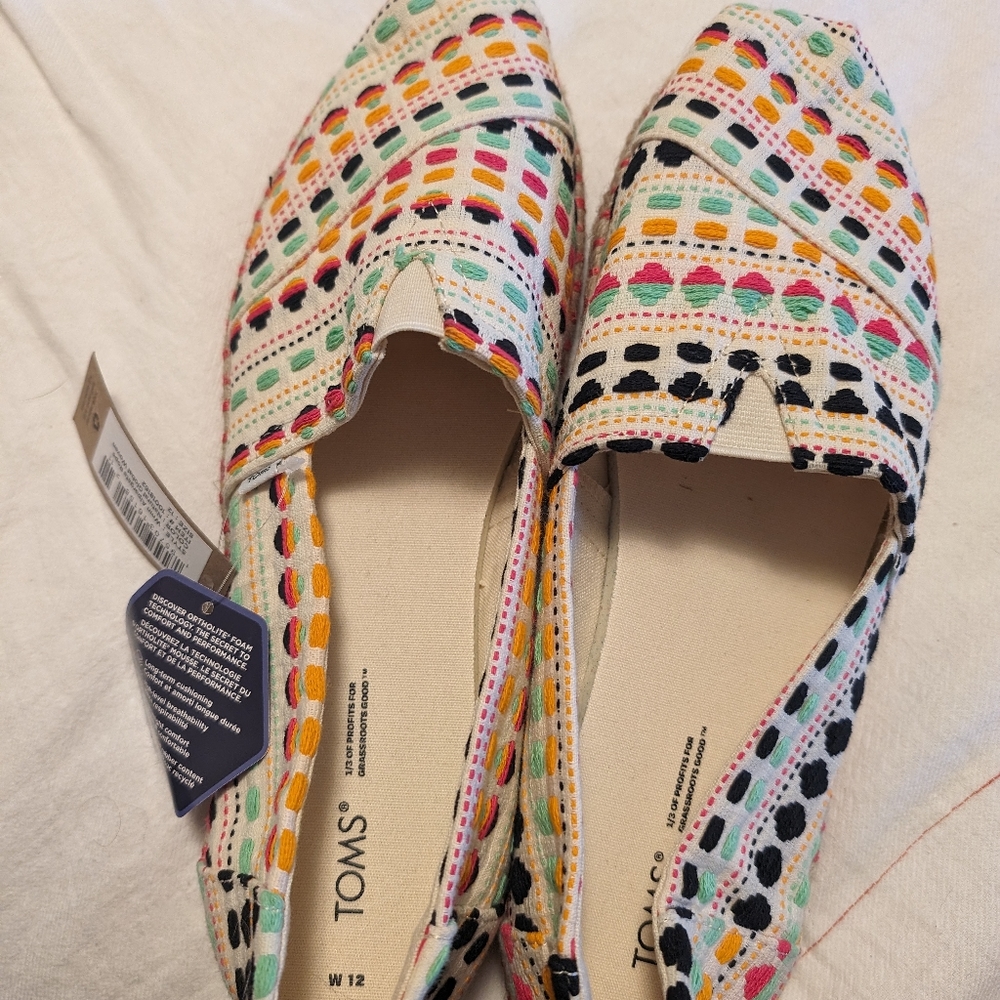 Toms Alpargata Rope Woven 12 rainbow